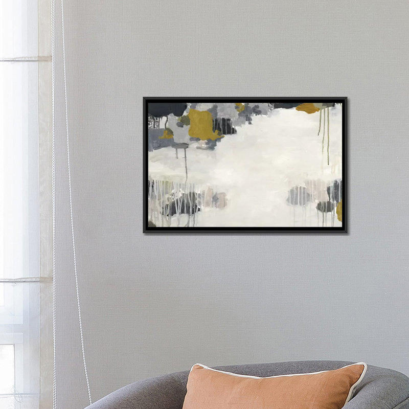 « forest reflection », reproduction d’art sur toile tendue, H 40 po x l 60 po x P 1,5 po, Toile avec cadre noir, Pas de tapis