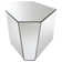 Capella 2-Piece Mirrored Coffee And End Table Set Silver