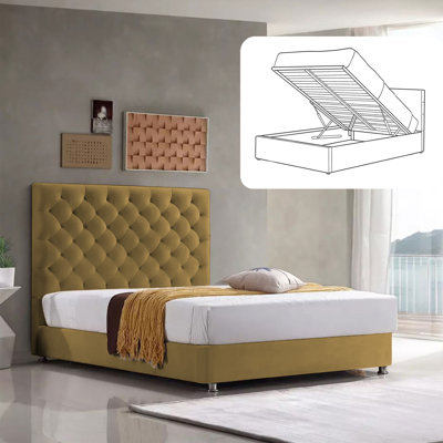 Adriella Upholstered Ottoman Storage Bed