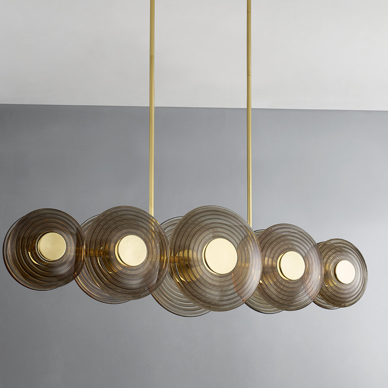 10 - Light Kitchen Island Linear LED Pendant