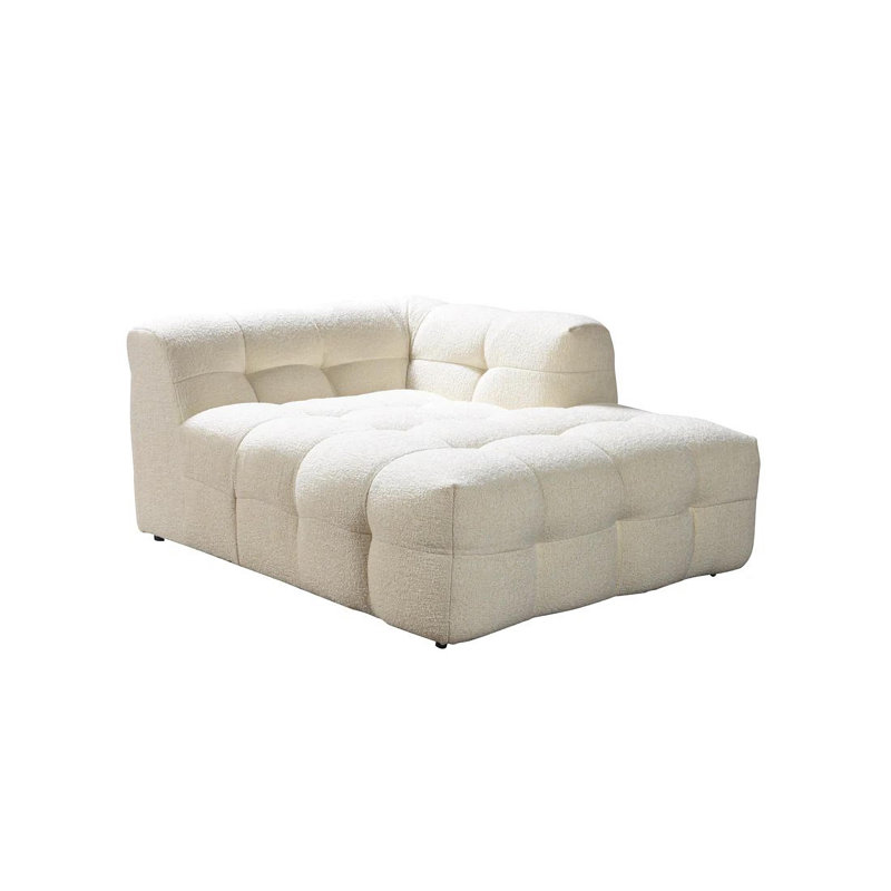 Canapé modulaire Ivon Boucle RAF, Bouclé ivoire