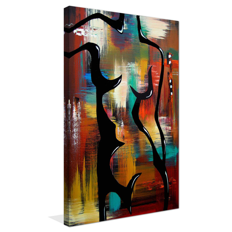 "blender" par tom fedro, reproduction d’art sur toile tendue, H 60 po x l 36 po x P 1,5 po