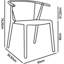 Steely Outdoor Dining Armchair-1111237865
