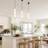 1-Light Cylindrical Faux Alabaster Pendant Light