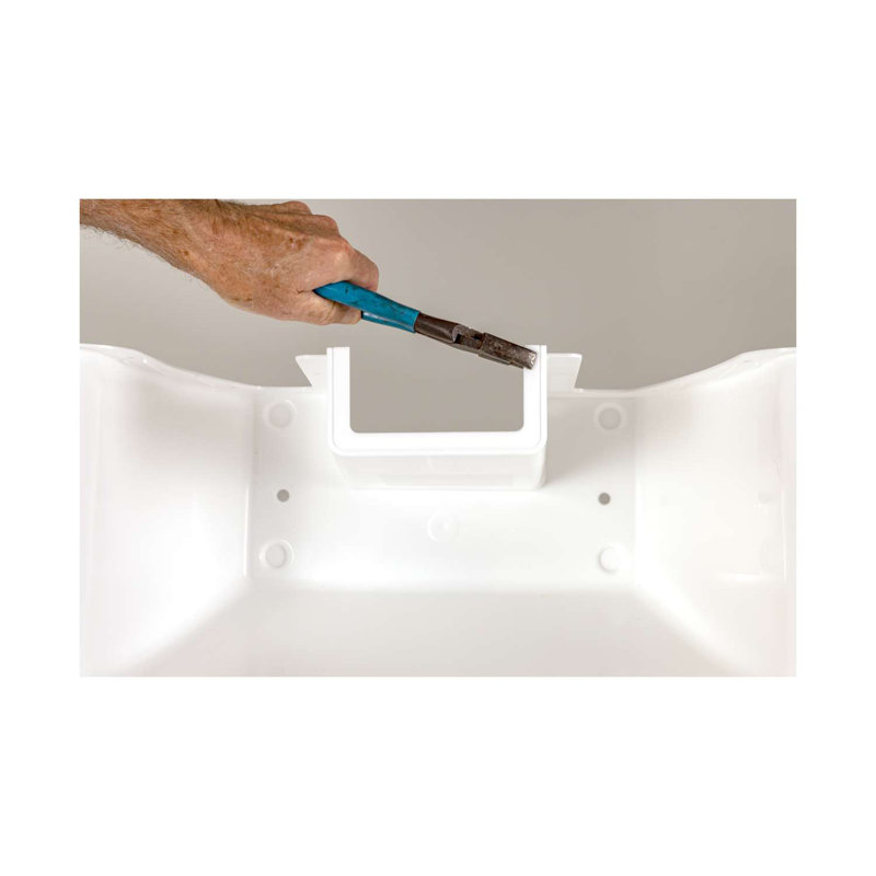SnapPot Millennium Park Resin Pot Planter, White