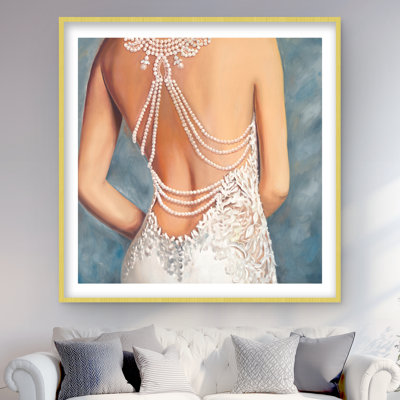Robe de mariée - mode romantique encadrée