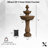 XBrand 39" 2-Tier Outdoor Freestanding Solar Water Fountain – Classic Sand Stone Resin Bird Bath with Pump – Solar Powered Garden Decor for Patio, Yard, Porch, and Lawn-368126432