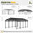  12 Ft. W X 20 Ft. D Heavy Duty Carport With Galvanized Steel Roof-121847174