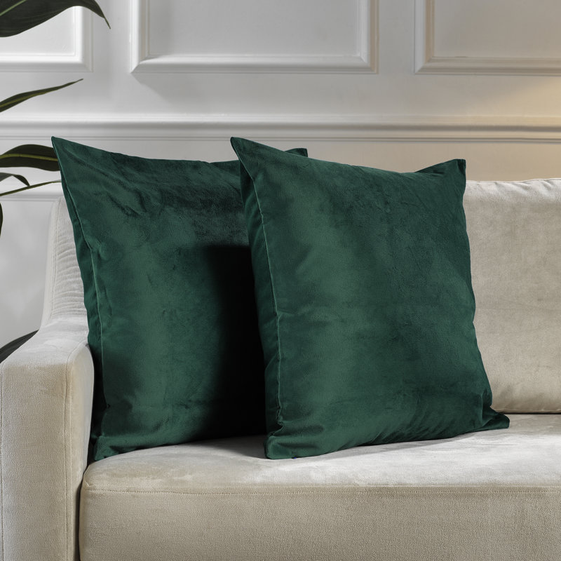 Matte Velvet Pillow Cover, 20" x 20", 33 Deep Jungle