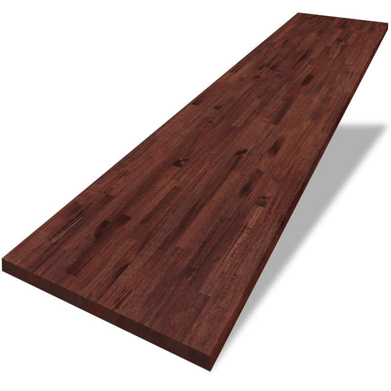 Plateau de table en bois d'acacia massif Gladys, surface durable et personnalisable pour bureau de bricolage, bureau, table de salle à manger, comptoir de cuisine