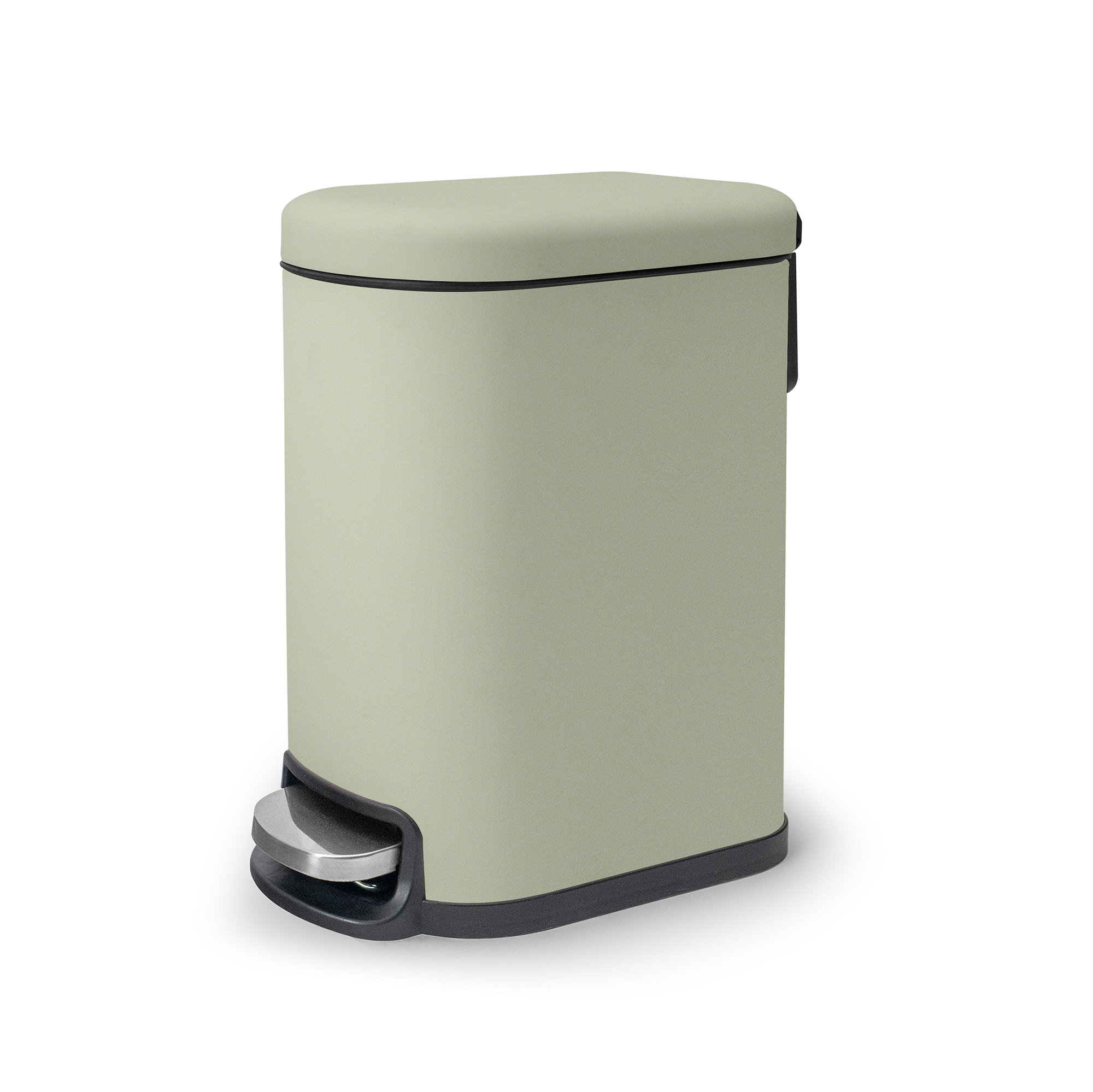 Acento Curved Rectangular Soft Close Premium Pedal Waste Bin & Reviews | Wayfair