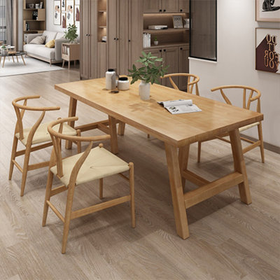 High quality solid wood table set
