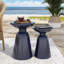Ensemble de 2 tables d'appoint en fer Serenita-593341417