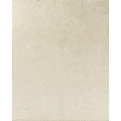 Linen Area Rug in Ivory