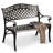 Arnessa Aluminum Outdoor Bench-1608605011