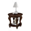 Table de bout ronde rétro 22 po, canapé en bois massif avec tablette, table de coin de salon facile à assembler, cerisier-1493153586-1493153590