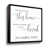 Black Floater Framed selected