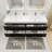 Hartsock Double Bathroom Vanity with Acrylic Top-1064852142