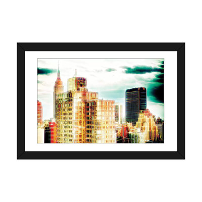 «Green Electric Storm» sur toile