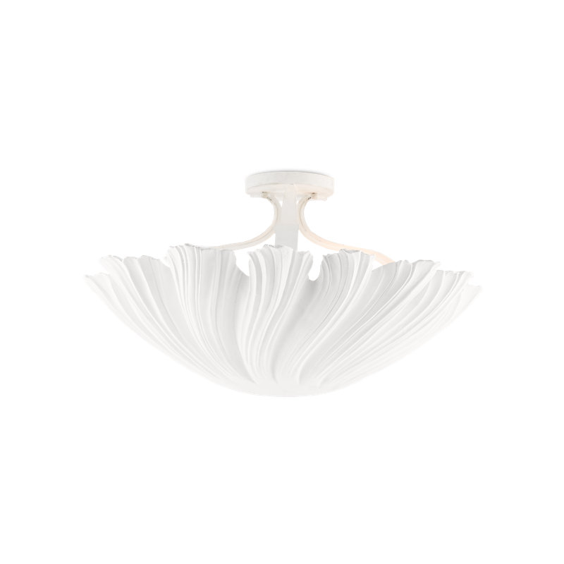Plafonnier semi-encastré 3 lumières 22,5 po Hadley