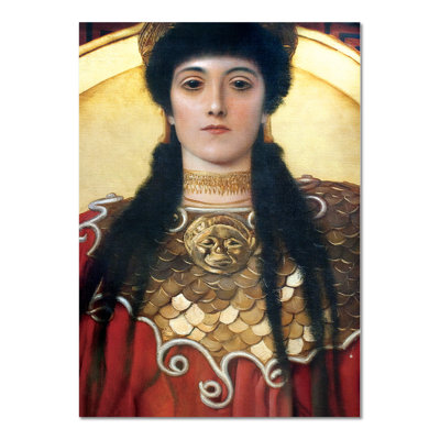 Minerva by Gustav Klimt - No Frame Painting on Plastic / Acrylic
