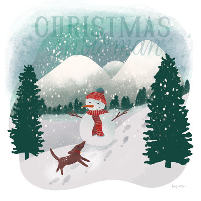 «Winter Wonderland IV» par Becky Thorns - impression sur toile tendue