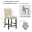 Tabouret de comptoir 25,25 po Burlison-730223990