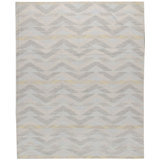 Chevron Area Rug in Ivory/Oatmeal