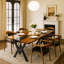 Joncarlos Contemporary Craftsmanship The Wood and Epoxy River Dining Table-1408060796-1408060799