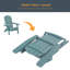 Chaise Adirondack pliante HIPI résistante aux intempéries-70043959