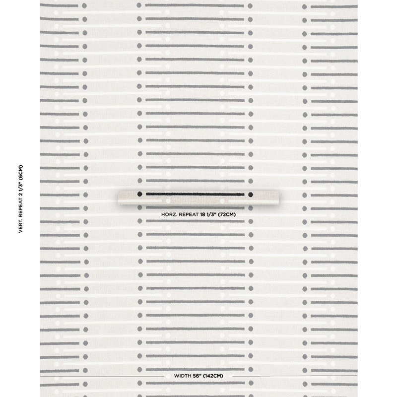 Serapo Rustic Weave Fabric, Carbon/Ivory