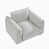 Polyester gris clair est en rupture de stock