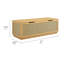 Banc de rangement en rotin Soma-115213852