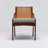 Delray 19'' H Upholstered Mahogany Armchair-90795100-91437503