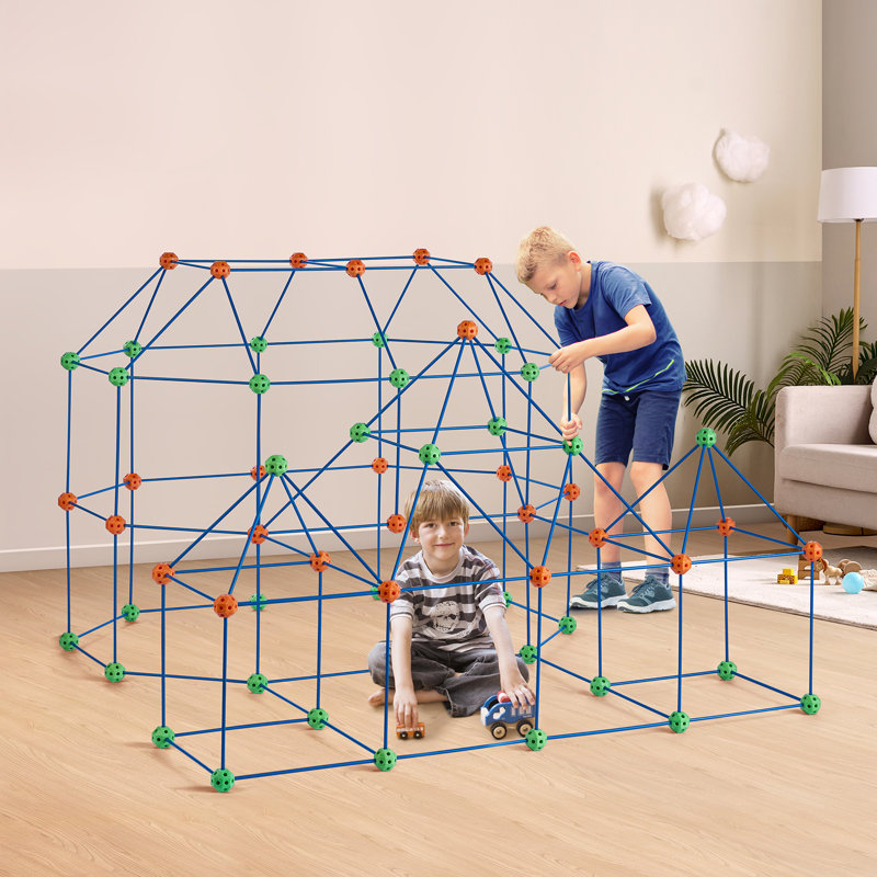 Ensemble de jouets pour la construction en acier pour château fort 180 pièces