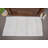Handmade Neutral Toned Striped Beige Door Mat for Elegant Entryway Floor Covering Decor