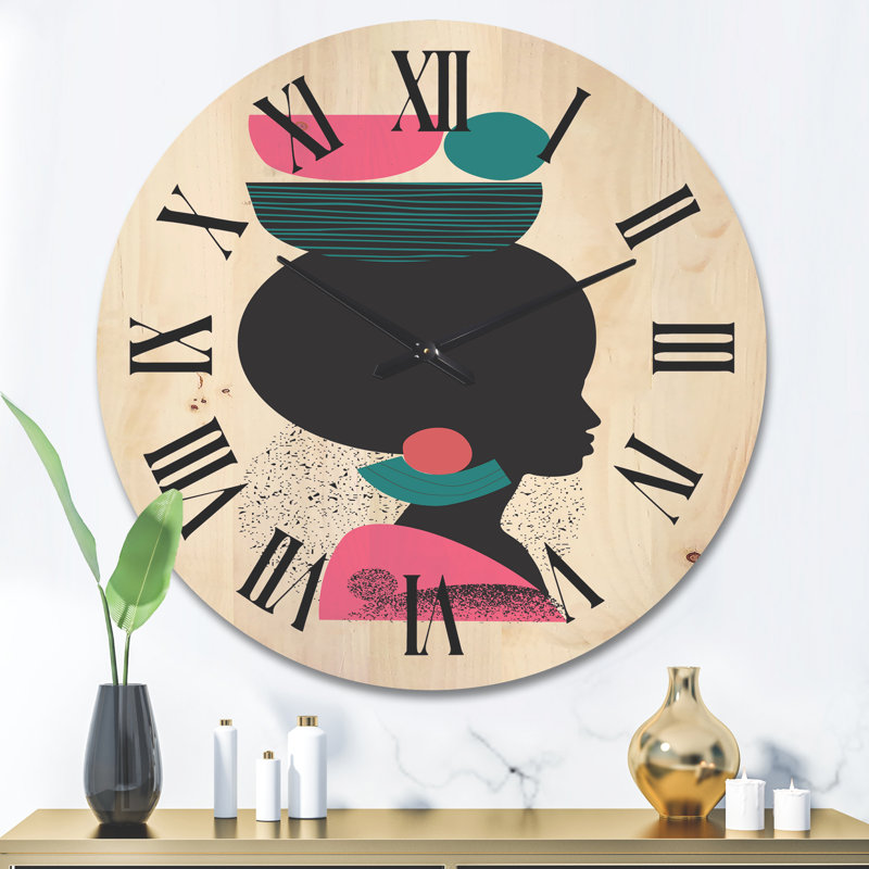Horloge murale en bois, Très grand