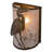 Rustic Lodge Steel Flush Mounted Sconce