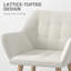 Modern Armchair, Accent Chair With Wide Arms, Slanted Back And Rubber Wood Legs For Living Room, Bedroom, Home Office-723655671