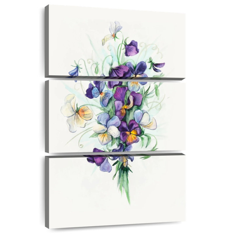 Harnek Bouquet Of Violets, 38" H x 24" W