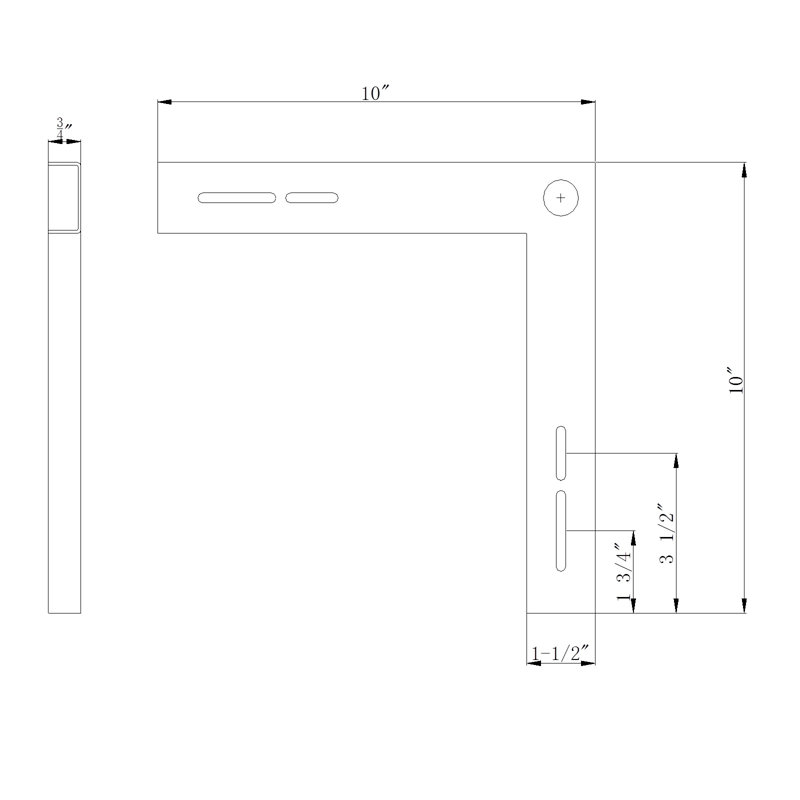 Ensemble d'éclairage de support de rail en métal, Noir