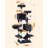 Cat Tree with 13 Scratching Posts, Multi-Level Plush Cat Condo-1147748502