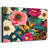 Bold and Colourful Vibrant Floral Pattern Canvas Extra Large Framed Wall Art Print Decor (Framed Assembly Required)-105076078