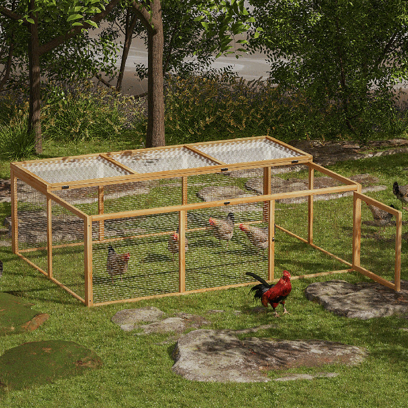 Cage à poulailler en bois 68 po Dekanye