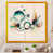 Impression dorée sur toile encadrée