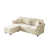 Beige/White