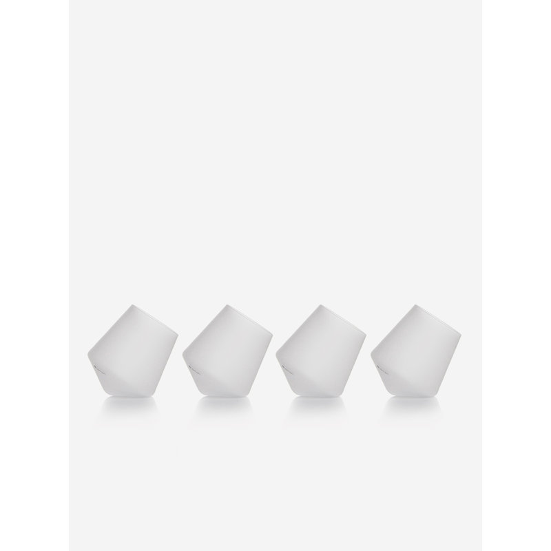 Ice Handmade Crystal Shot Glass, Frosted