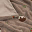 Festive Puddings Abstract Knitted Blanket