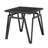 Howie 3Pc Coffee And End Table Set, Black Sintered Stone, Bronze
