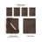 6 Piece Embossed Dobby Stripe Sheet Set, Deluxe Ultra Soft 1500 Series, Double Brushed Microfiber-1849968129-1853638795